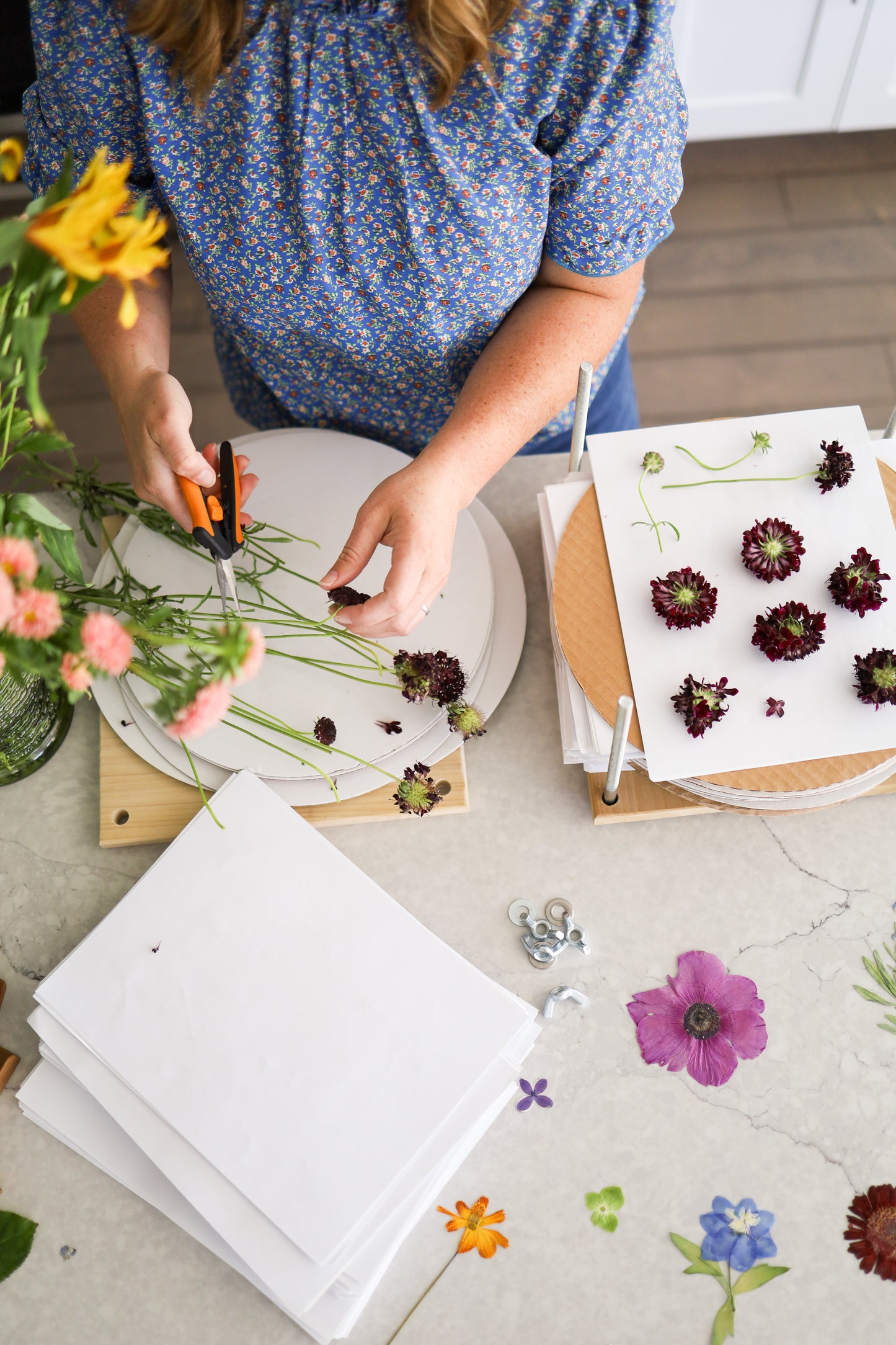 In Person Local Flower Pressing Class