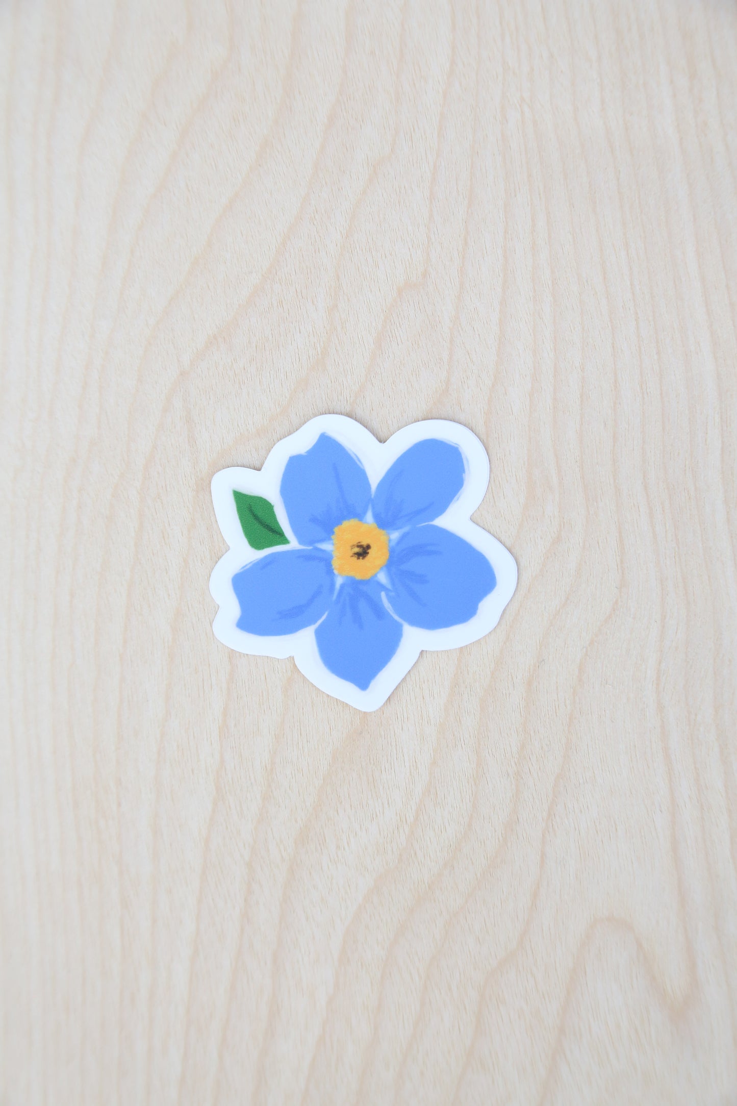 Colorful flower sticker set